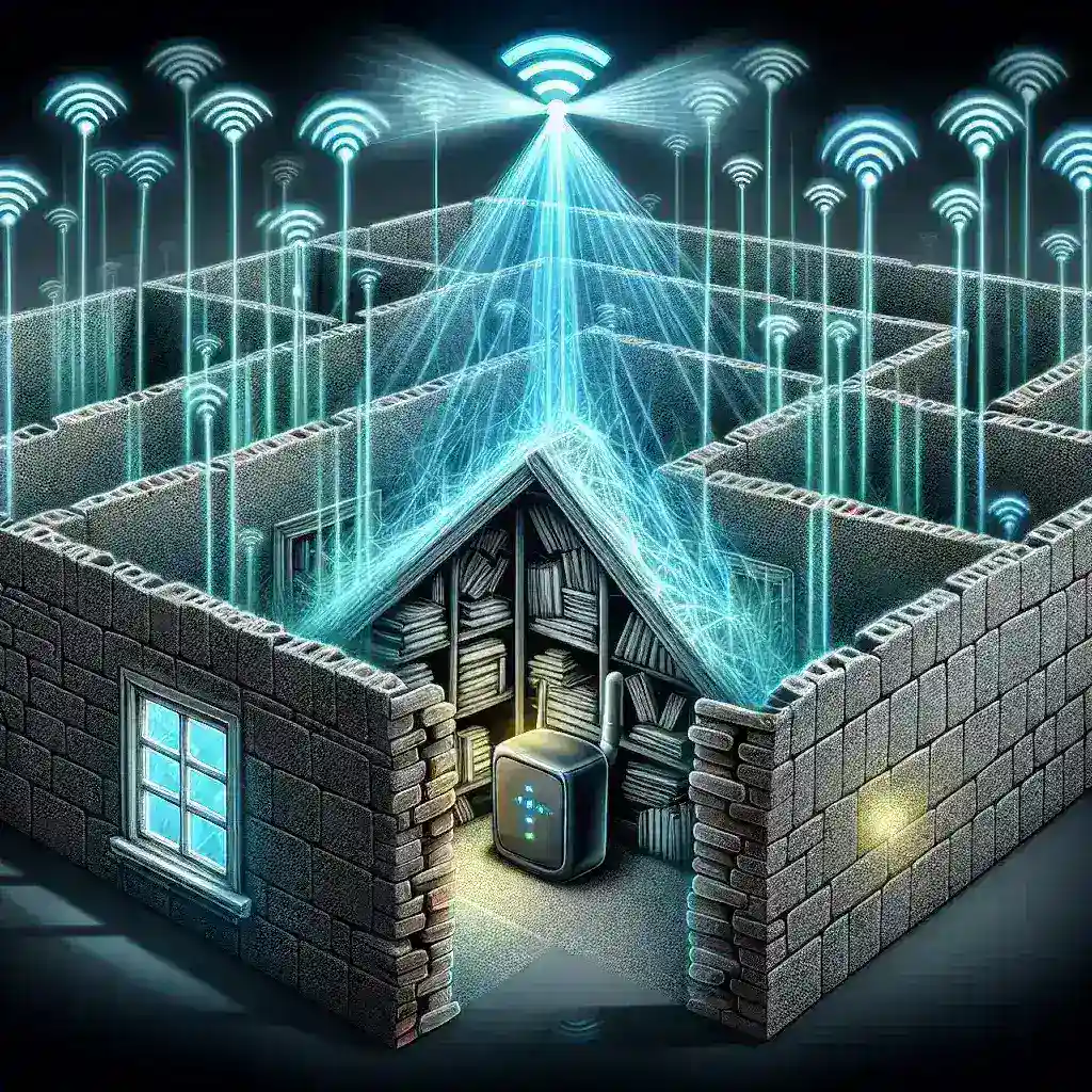 Why is my router’s WiFi signal blocked by walls?