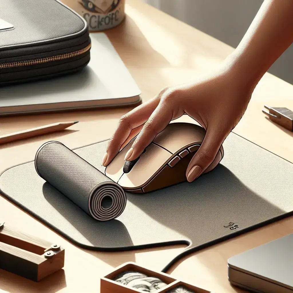 Can I Roll Up a Mouse Pad for Transport?